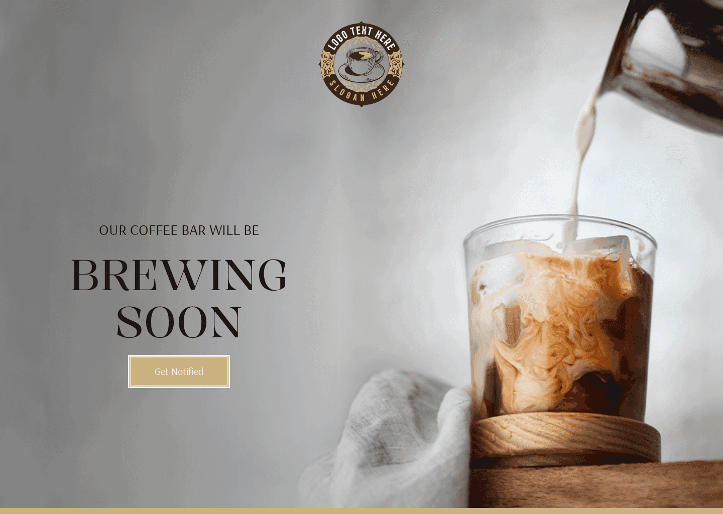 Coffee Bar Launch Website Preview