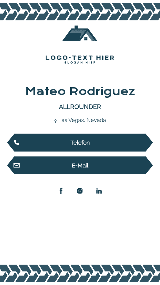 Experte für Dachdeckerarbeiten Digital Business Card