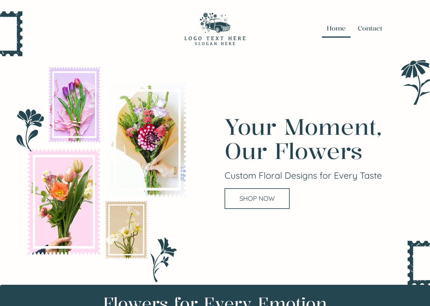 Flower Shop Website Preview