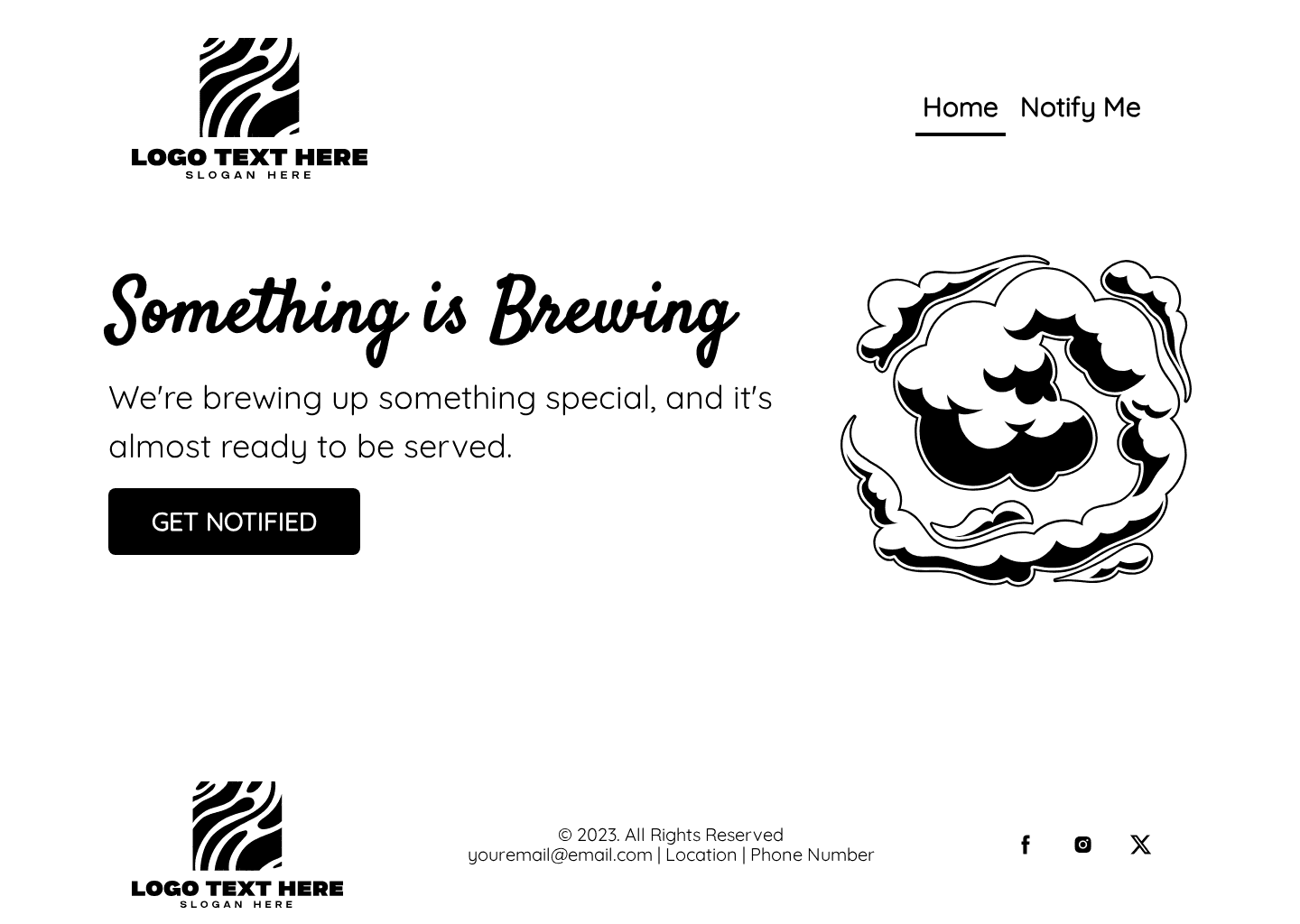 Something Brewing  Website