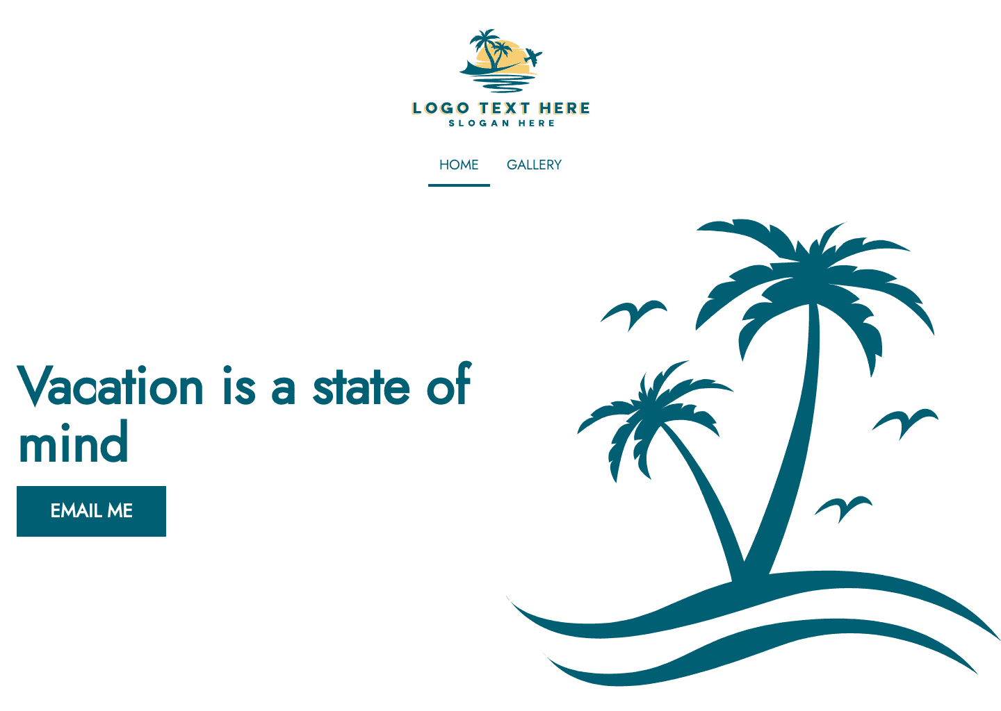 Tropical Travel Website Preview