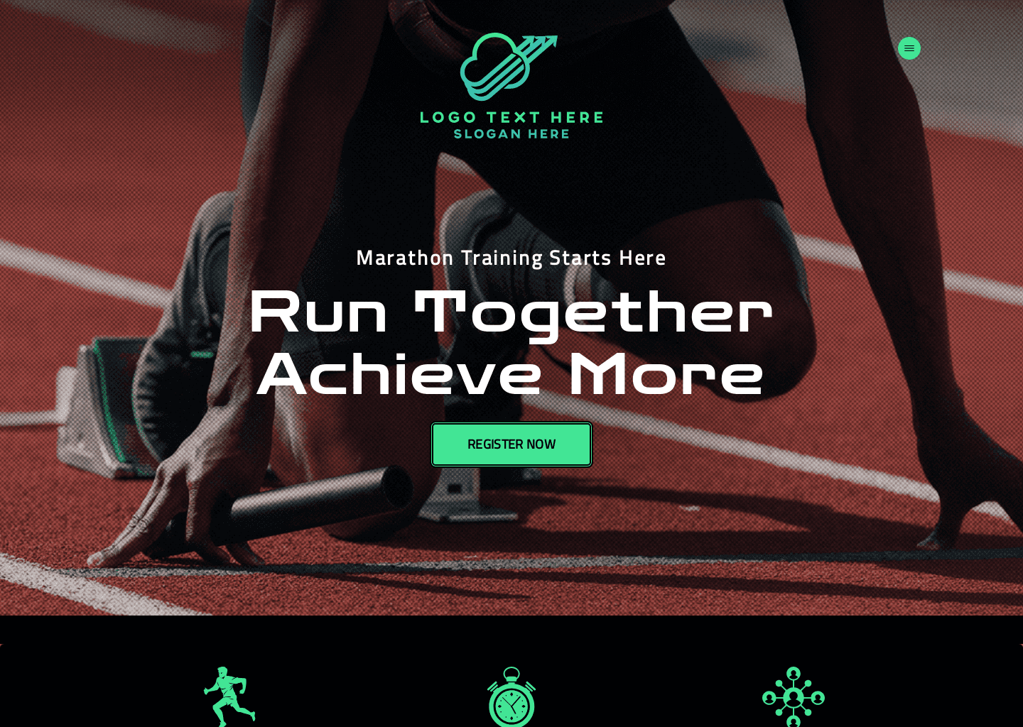 Running Training Club Website Preview