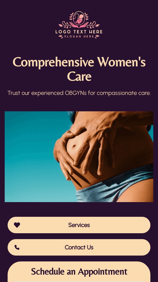 Obgyn Healthcare Clinic Link in Bio Preview