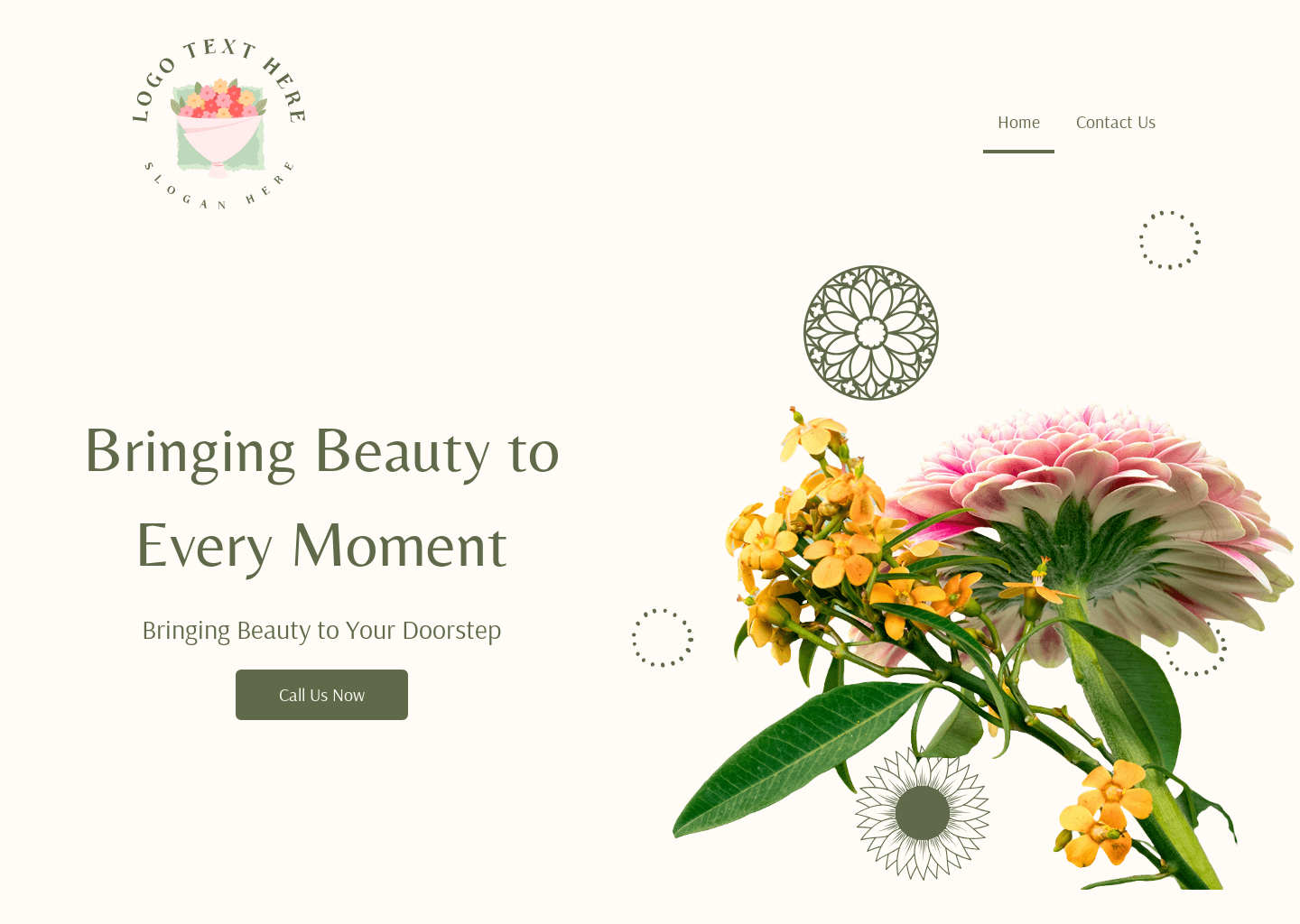 Flower Bouquet Delivery Website Preview