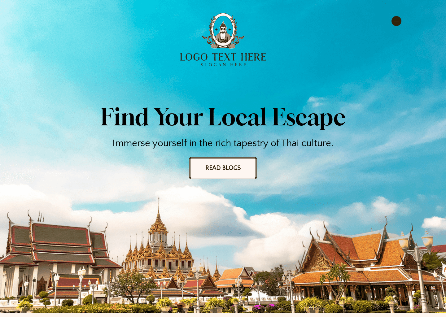 Thailand Local Tourism Website Preview