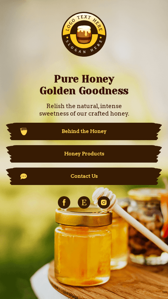 Pure Artisanal Honey Link in Bio Preview