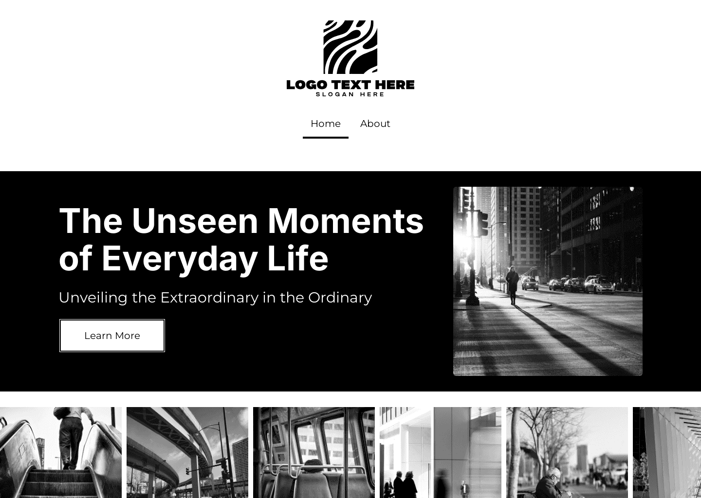 Street Photographer Website Preview