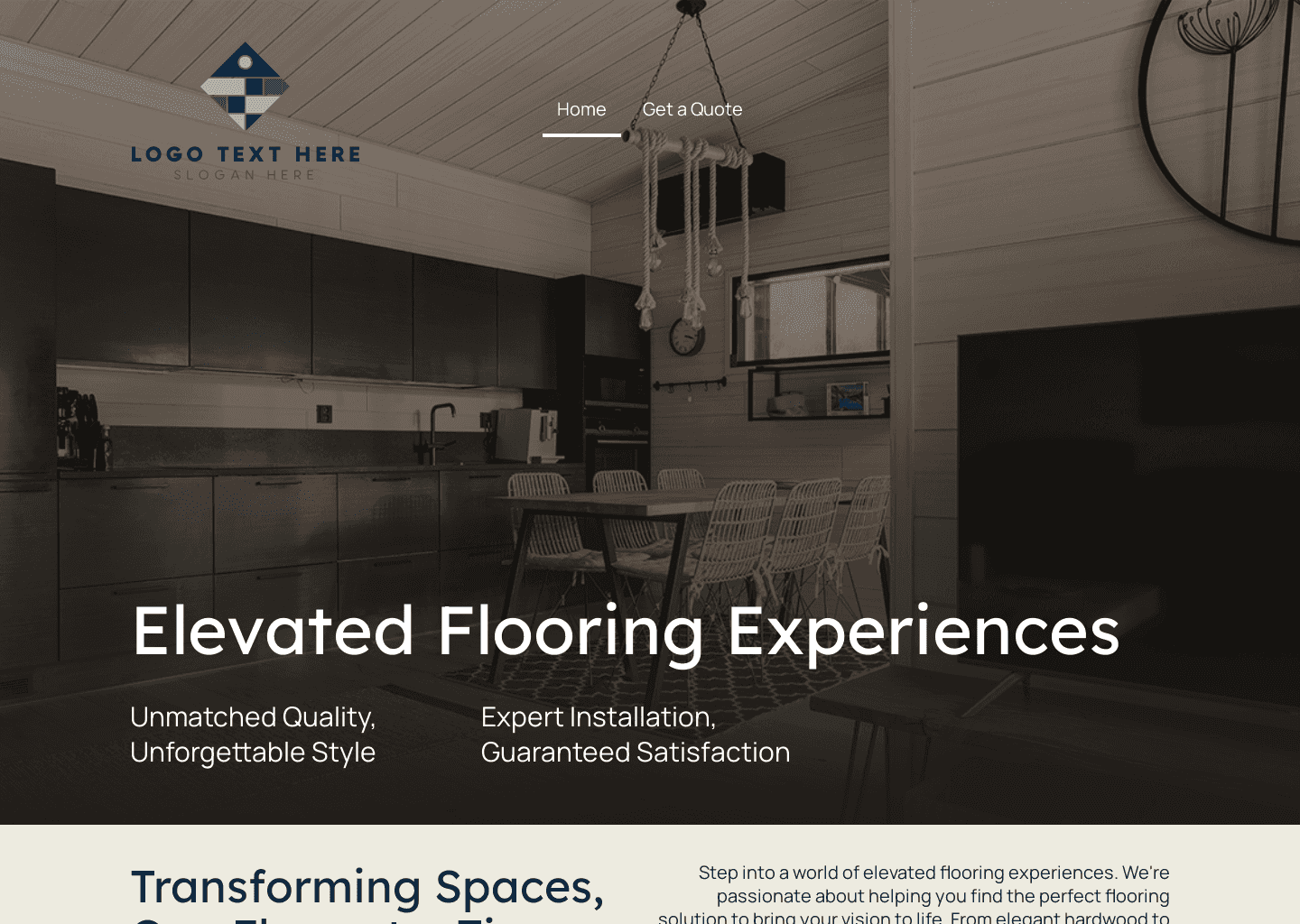 Flooring Improvement Service Website