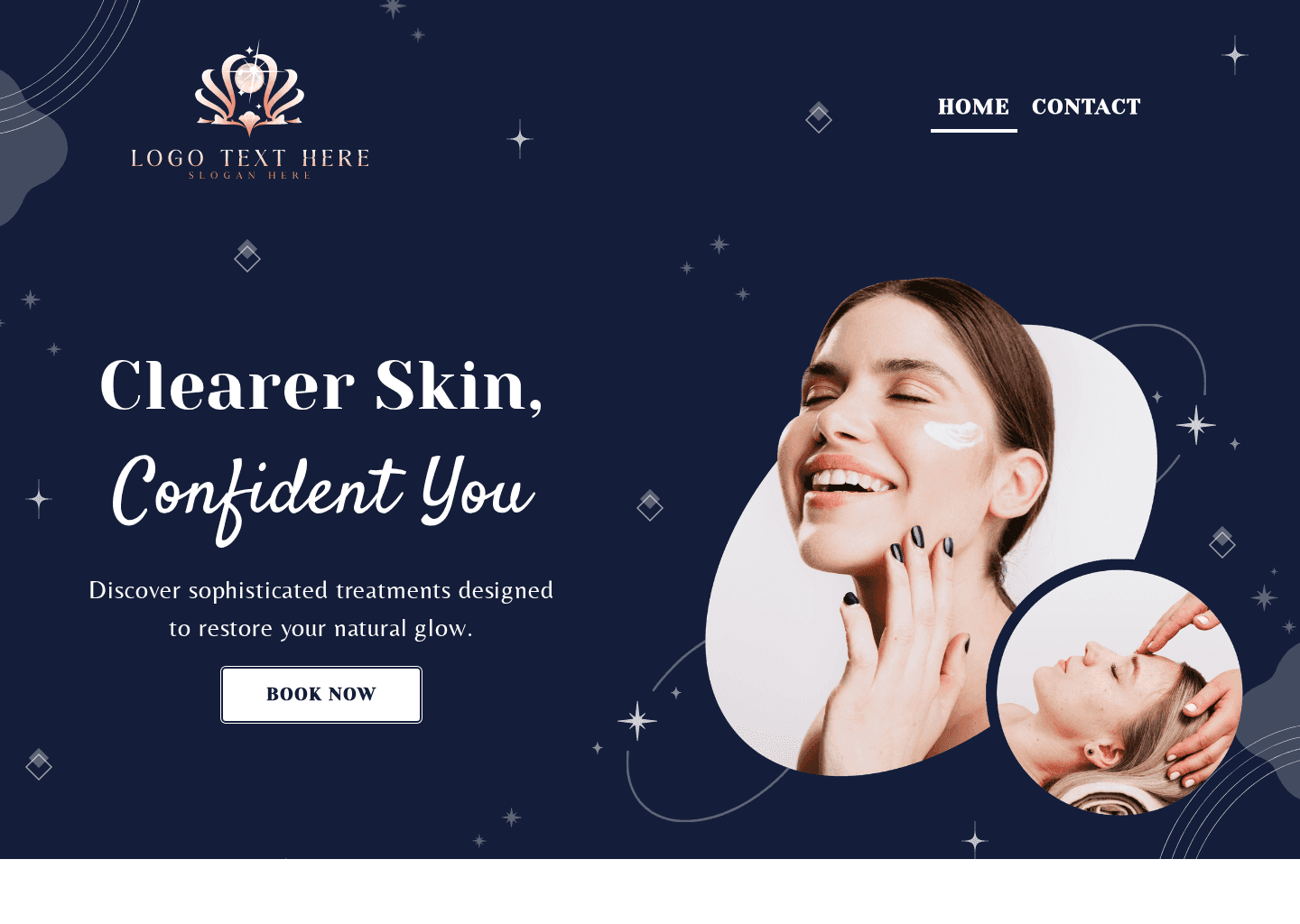 Beauty Skincare Clinic Website Preview