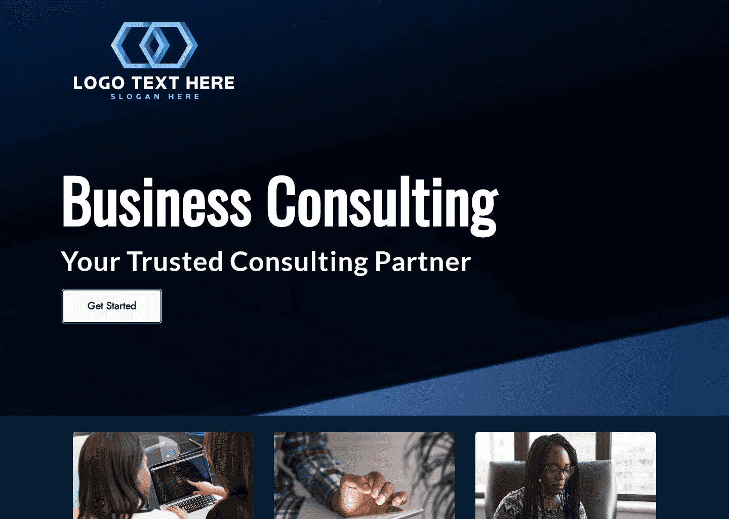 Consulting Business  Website