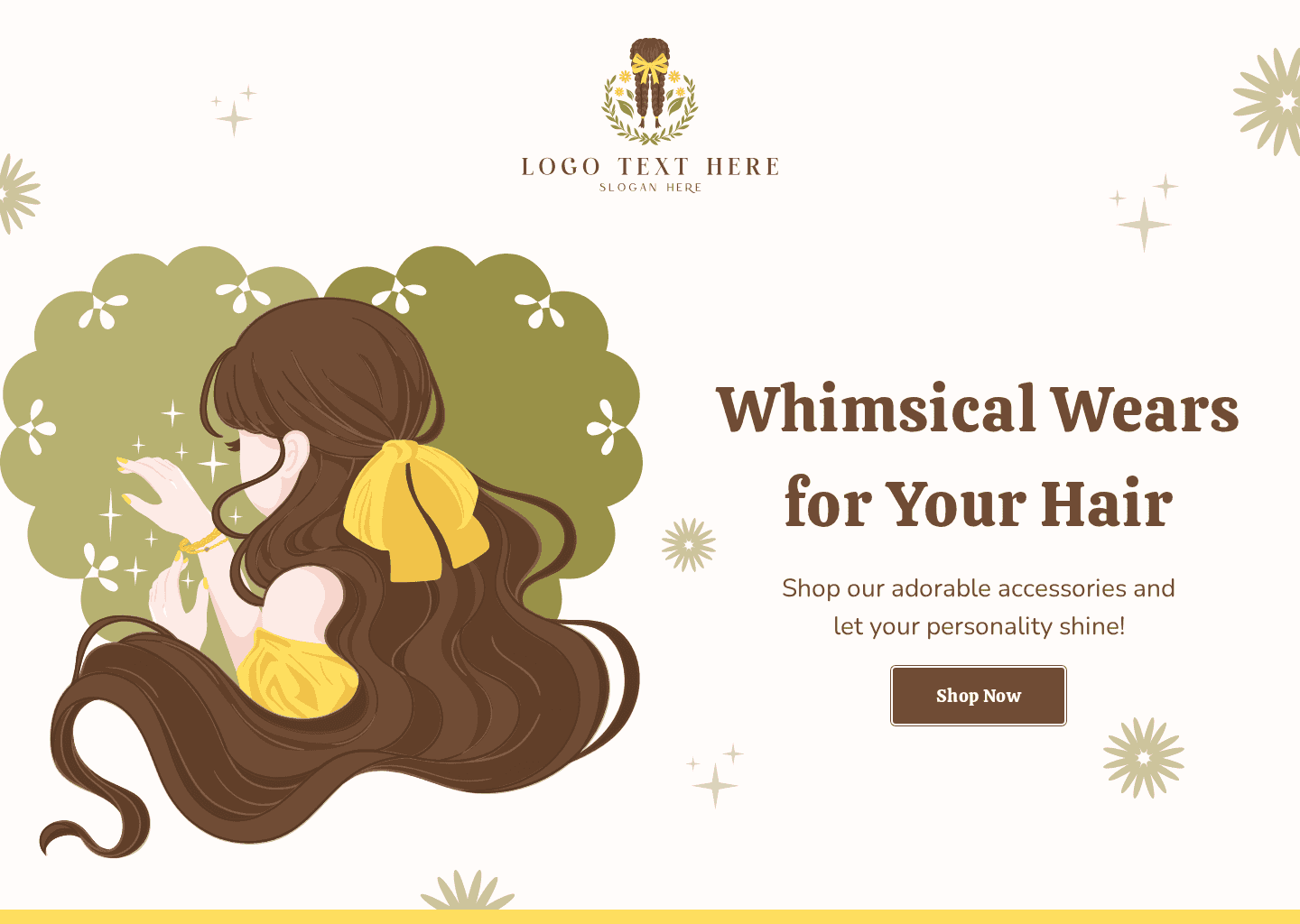 Hair Accessory Shop Website Preview