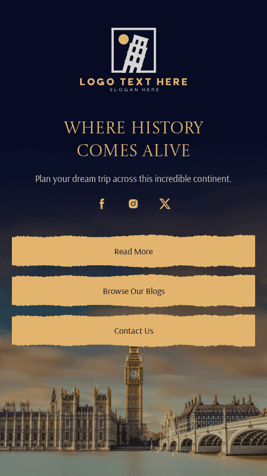 Western Travel Blog Link in Bio Preview