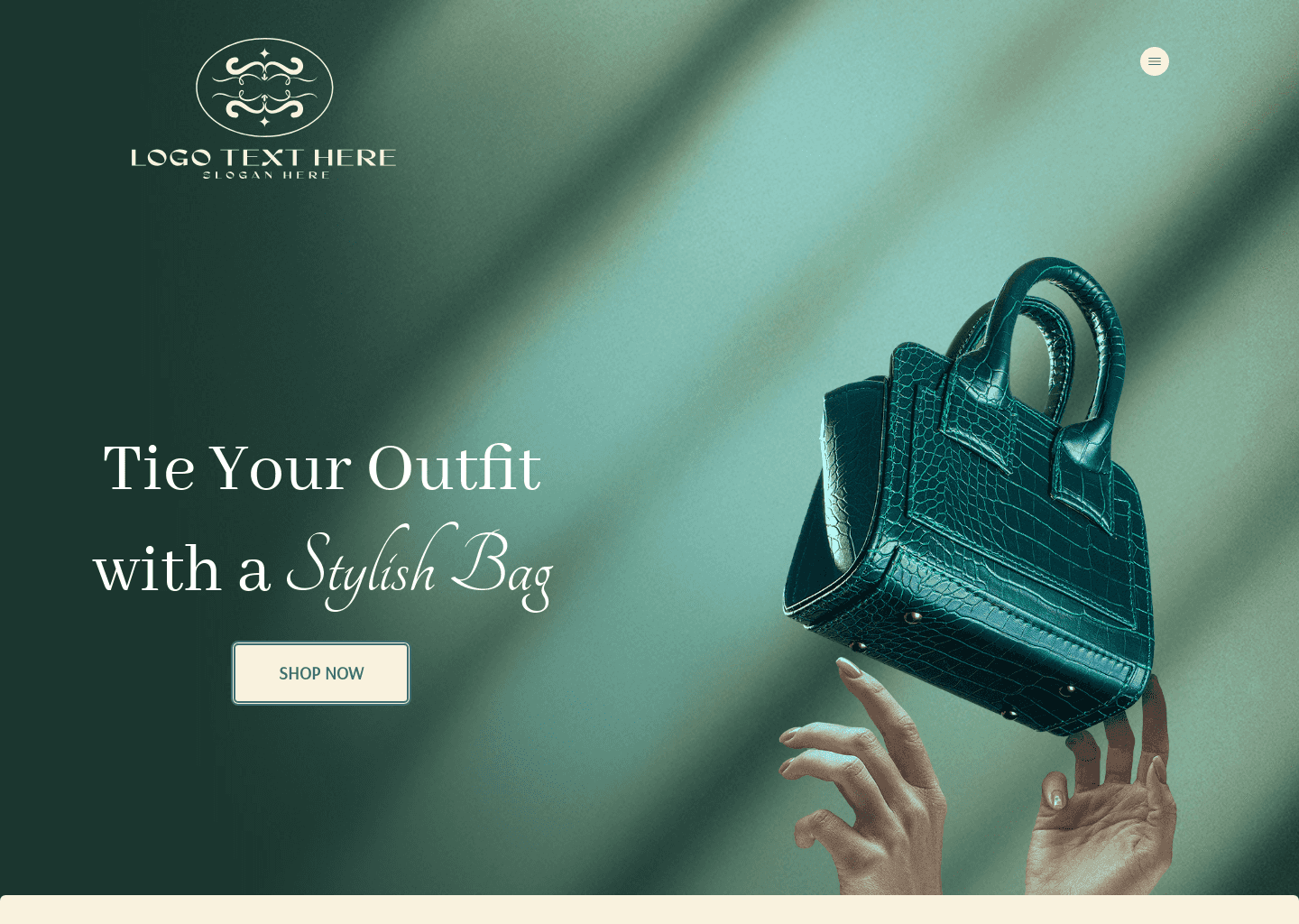 Fashion Handbag Sale Website Preview
