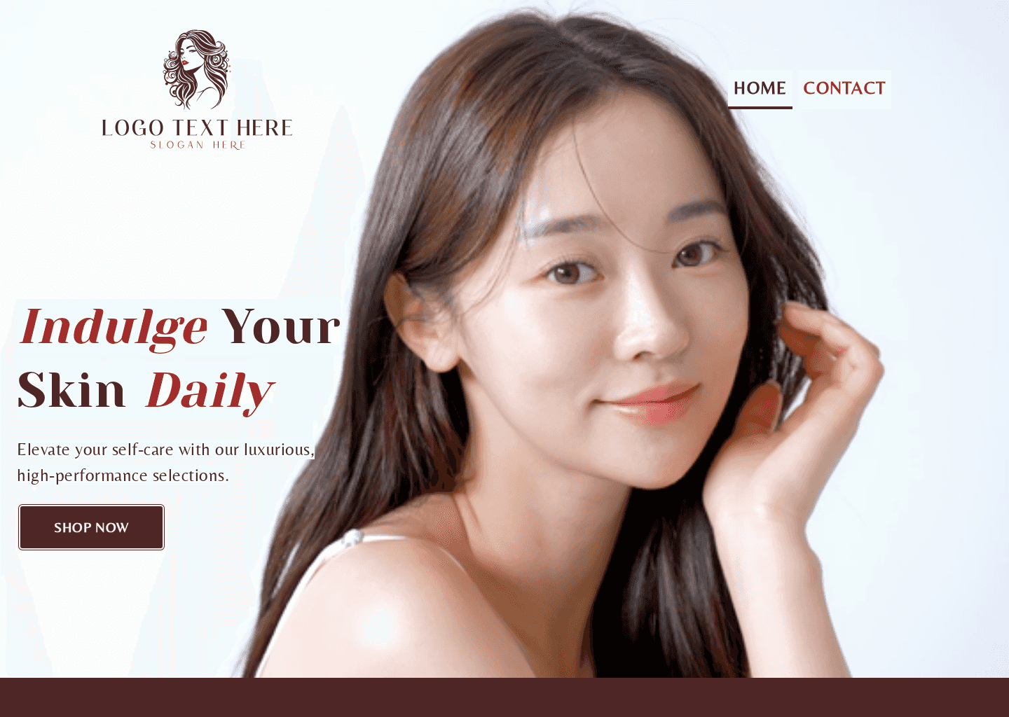 Beauty Skincare Boutique Website Preview