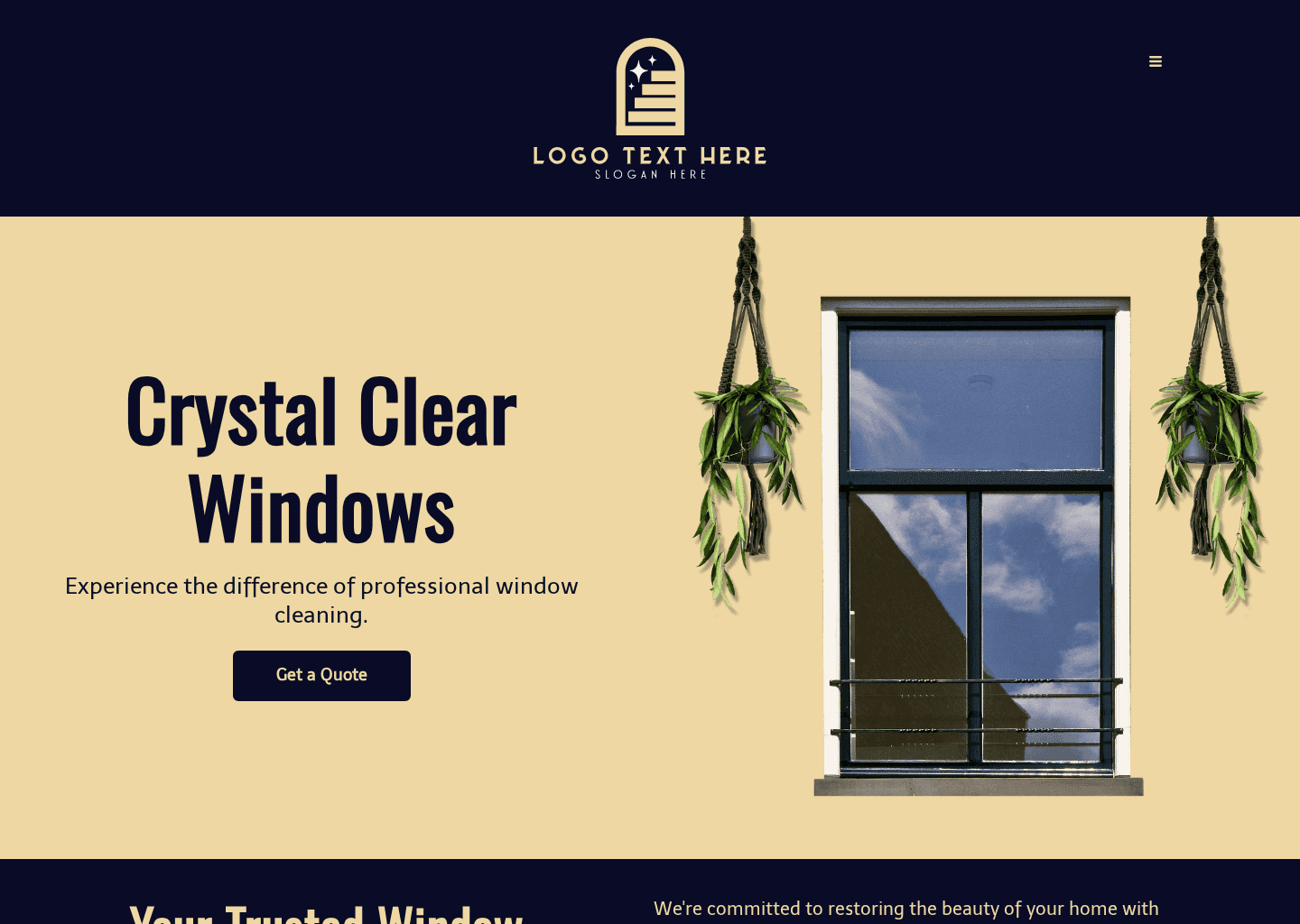 Residential Window Cleaning Website Preview