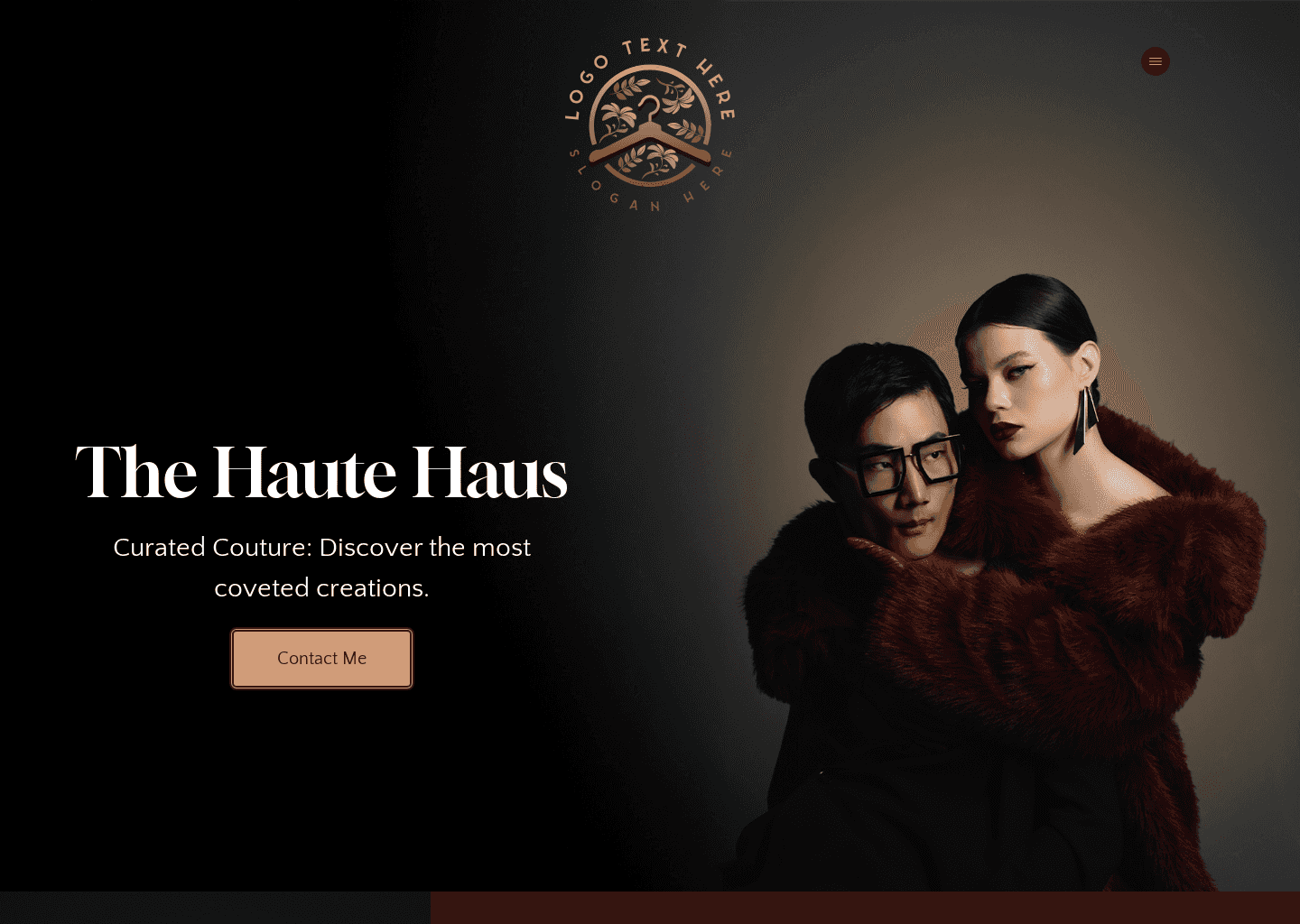 Couture Fashion Blog Website Design