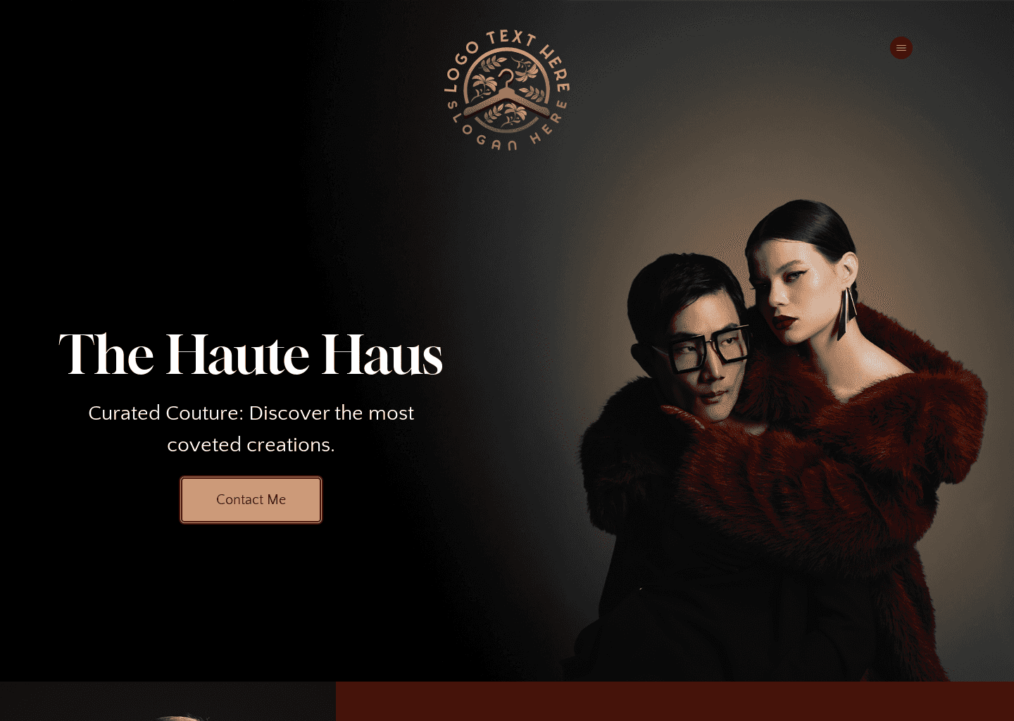 Couture Fashion Blog Website Preview