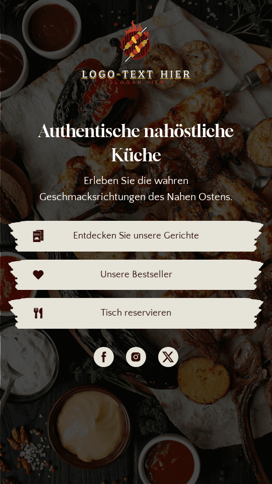 Nahöstliches Restaurant Link in Bio
