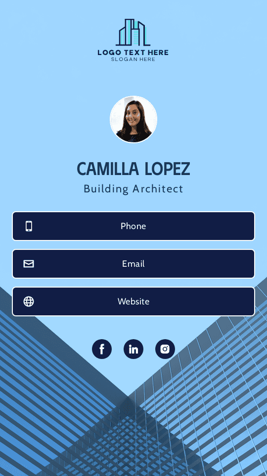 Building Architect Digital Business Card