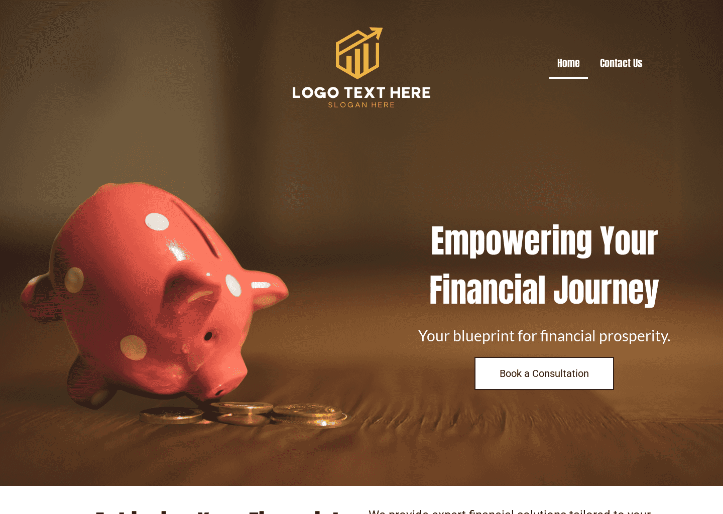 Financial Solutions Consultancy Website Preview