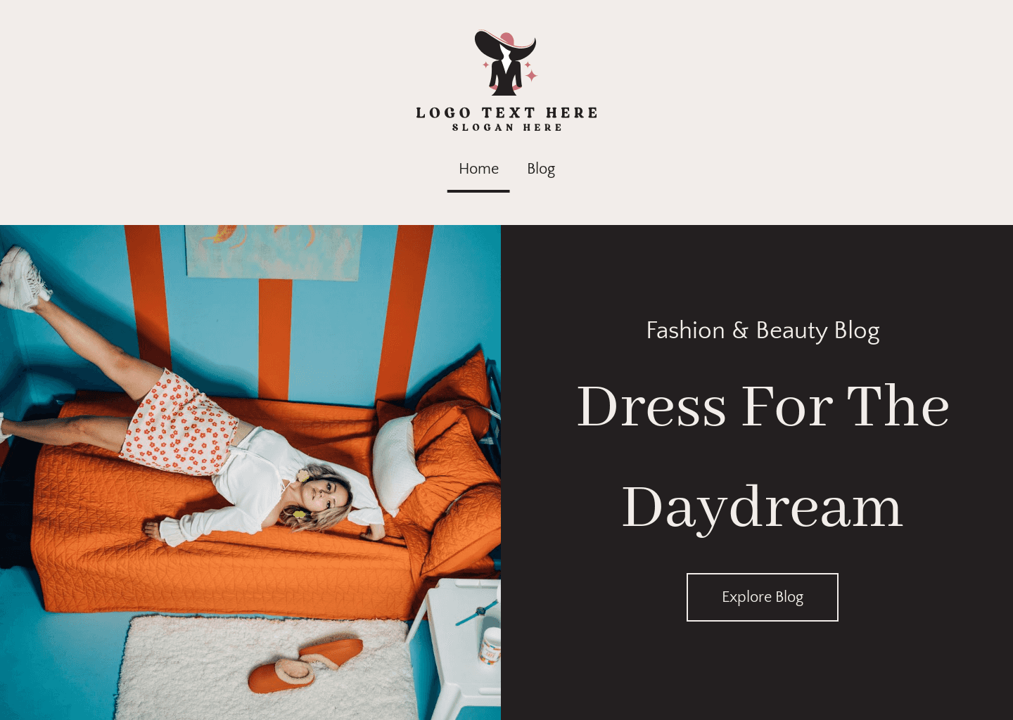 Fashion & Beauty Blog Website Preview