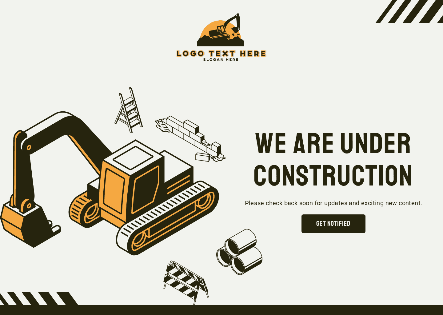 Generic Construction Launch Website Preview
