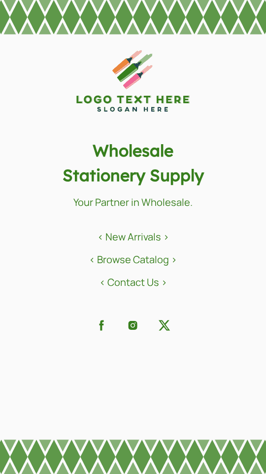 Wholesale Stationery Distributor Link in Bio Preview