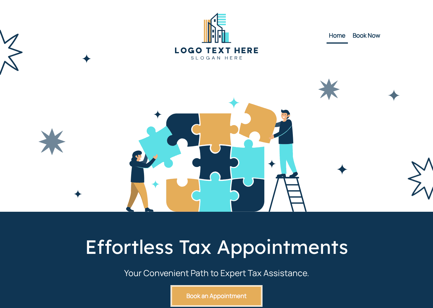Tax Solutions Scheduling Website Preview