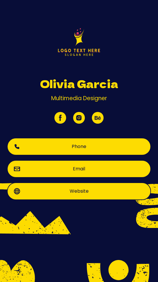 Multimedia Creative Designer Digital Business Card