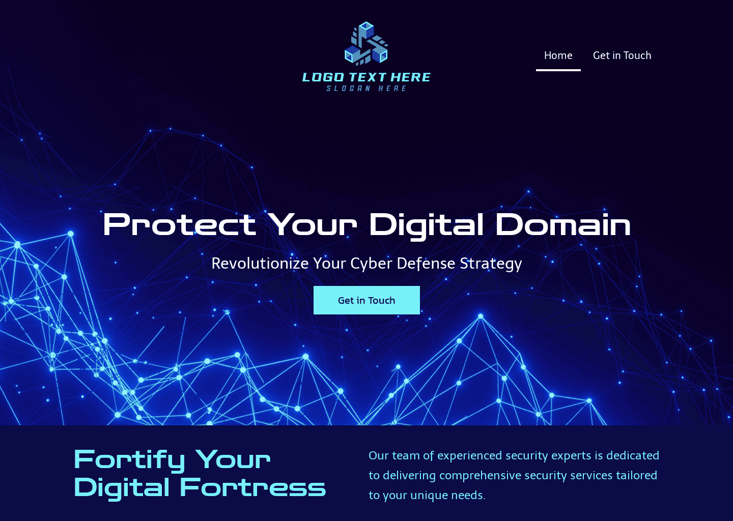 Digital Cyber Security Website