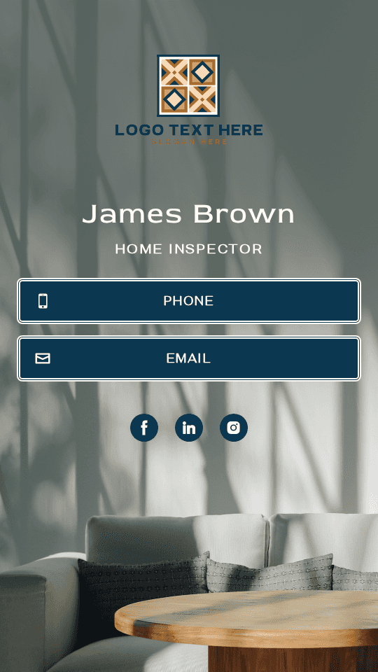 Home Inspector Digital Business Card