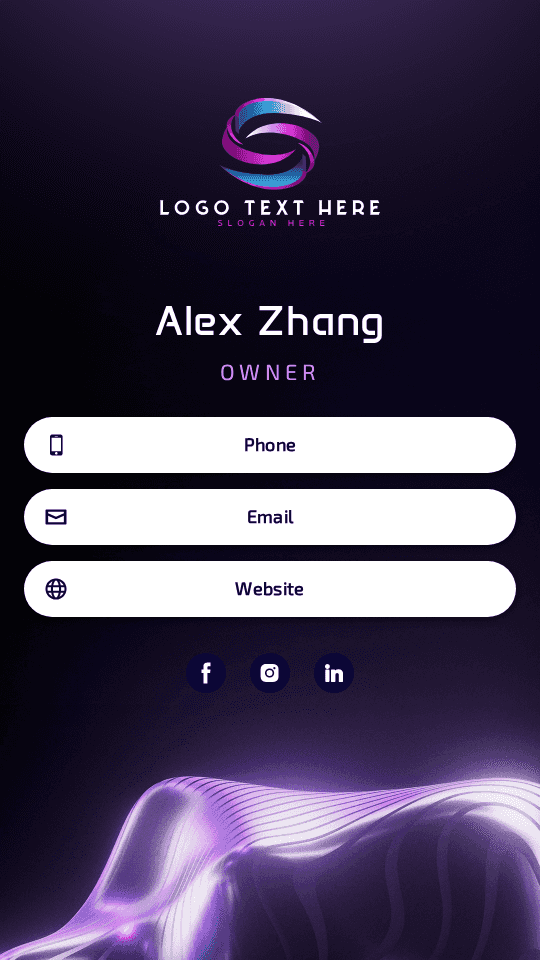 Gaming Toy Owner Digital Business Card