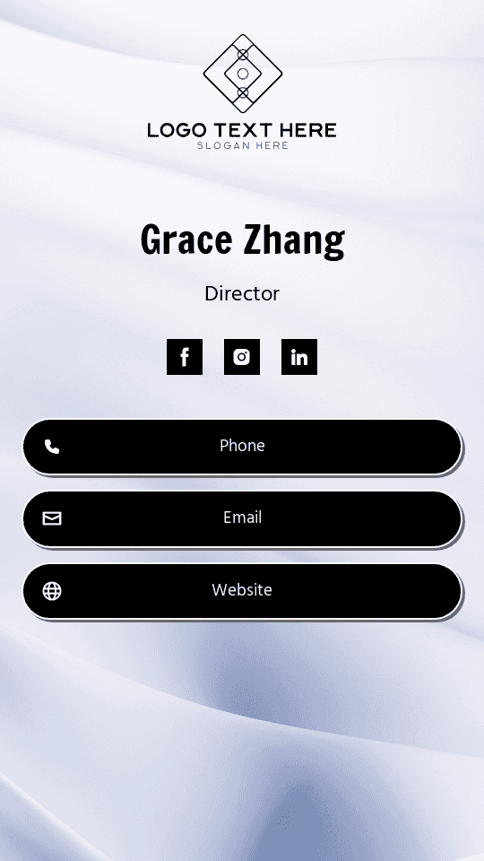 Generic Shop Director Digital Business Card Preview