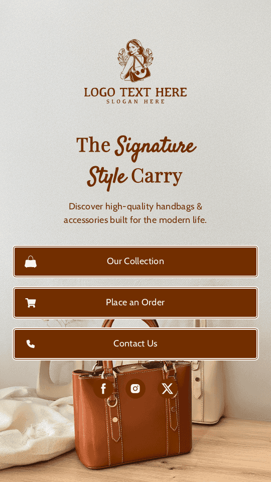 Fashionable Bag Boutique Link in Bio