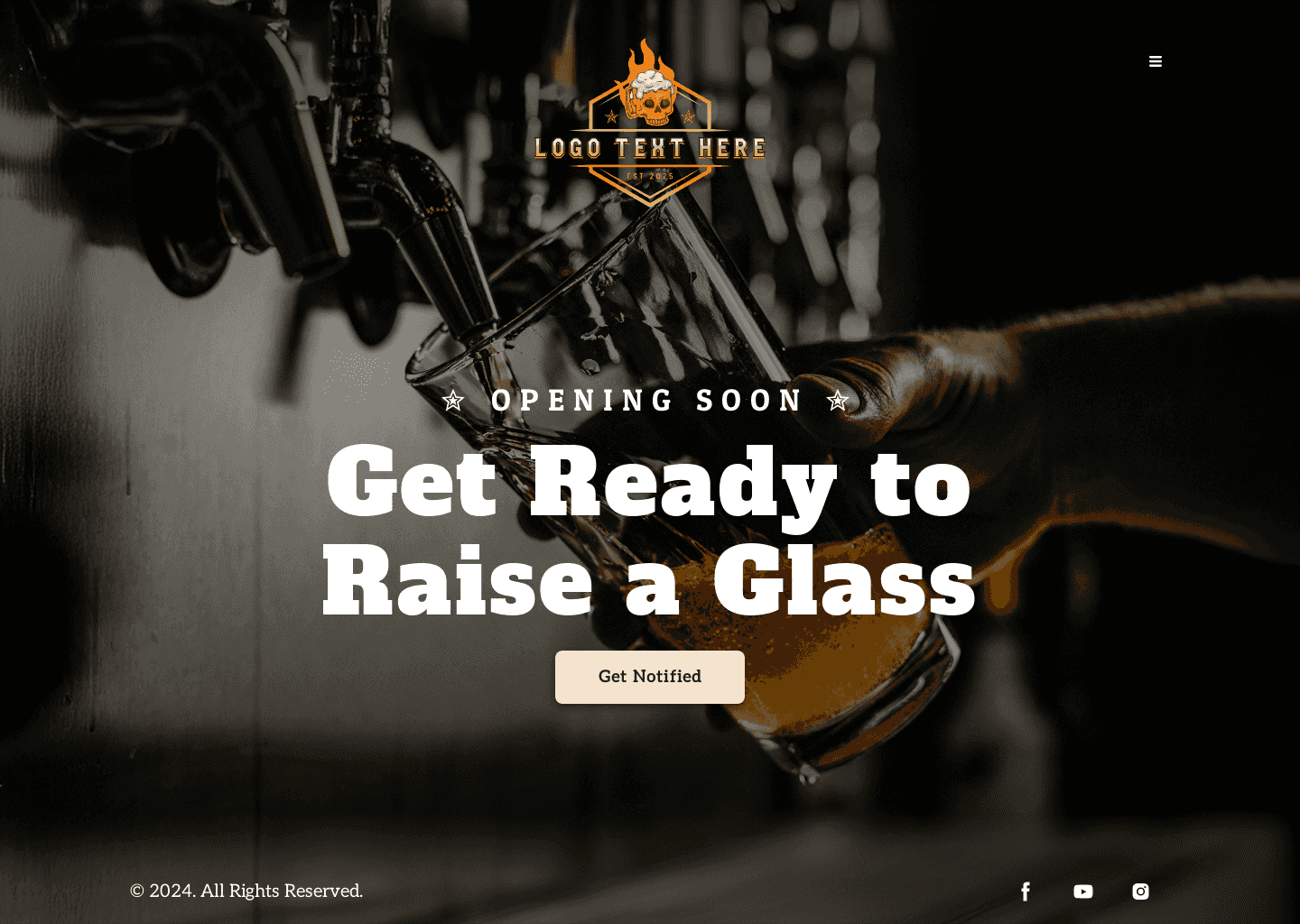 Craft Brewery Opening Website Preview