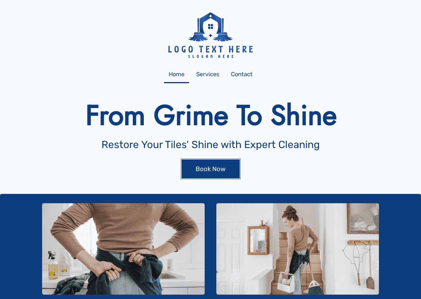 Tiles Cleaning Professional Website Preview