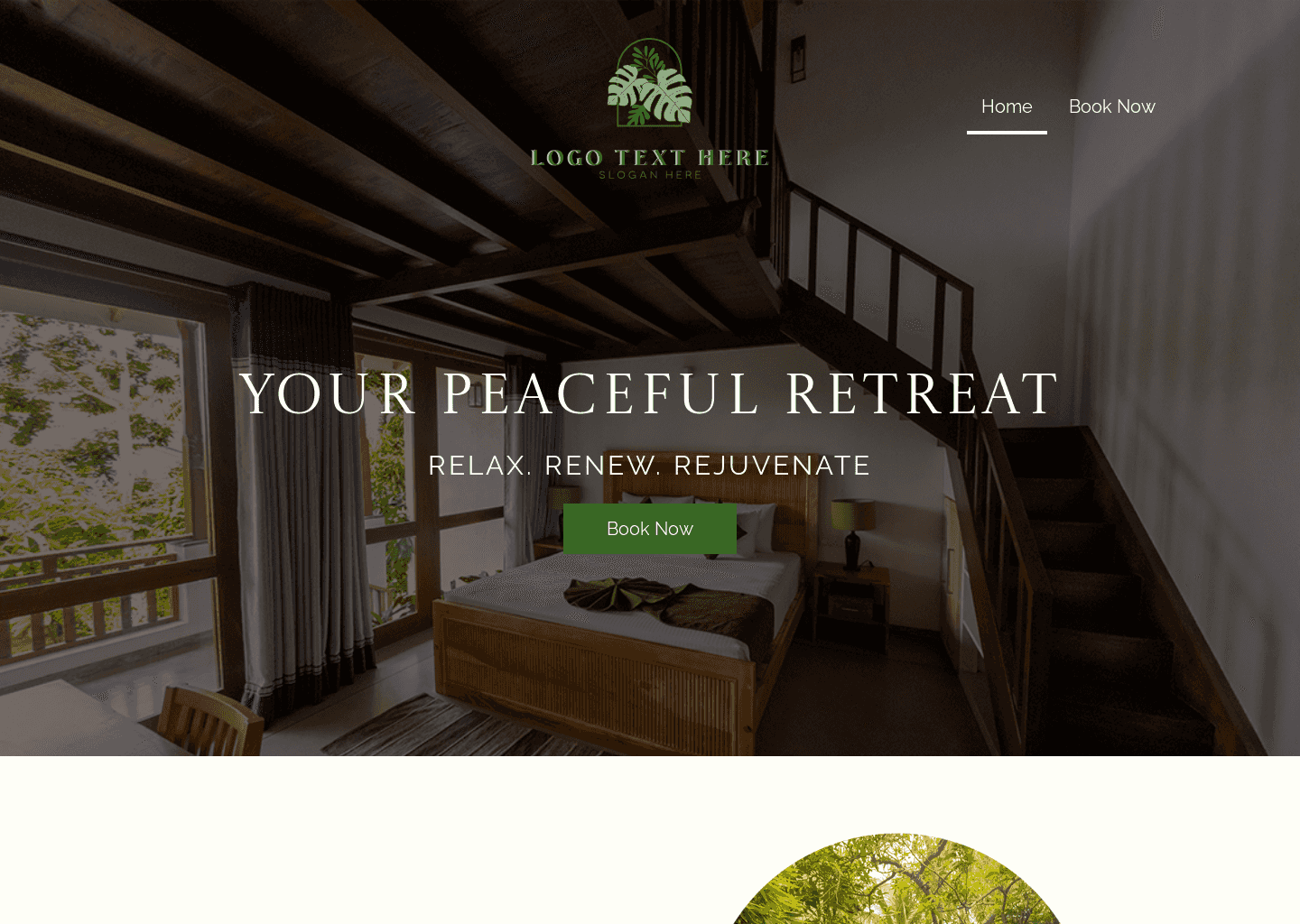 Tropical Hostel Website Preview