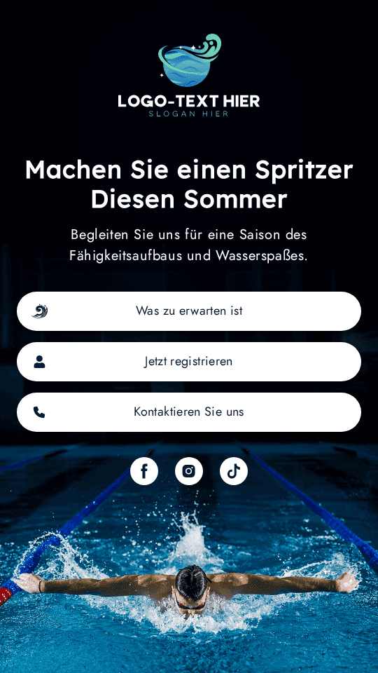 Schwimm-Sommercamp Link in Bio