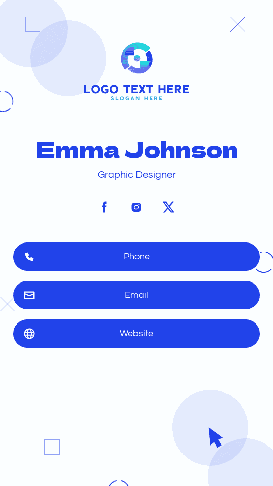 Creative Multimedia Artist Digital Business Card