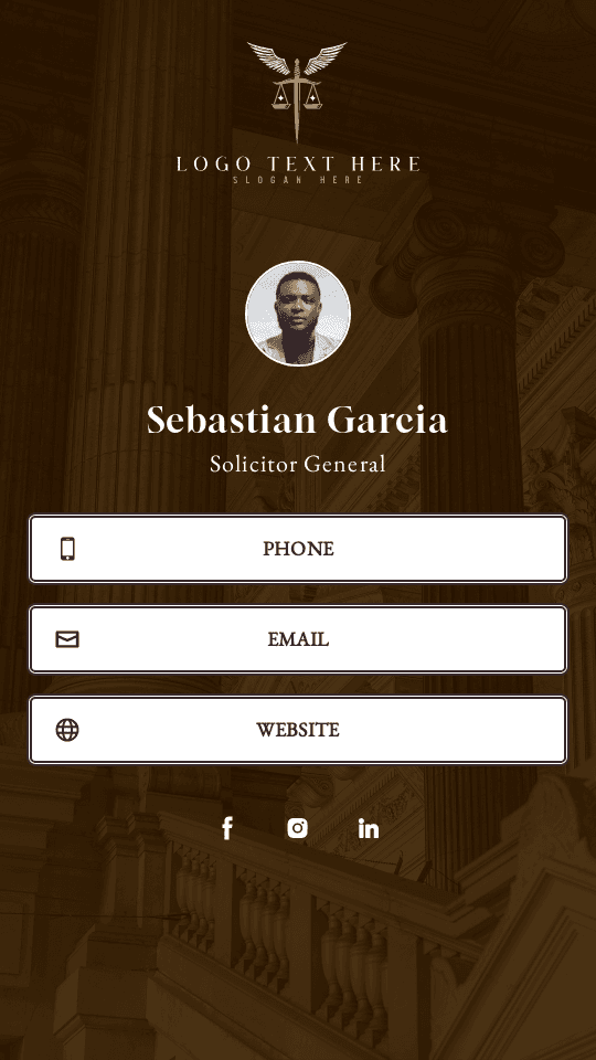 Solicitor General Digital Business Card