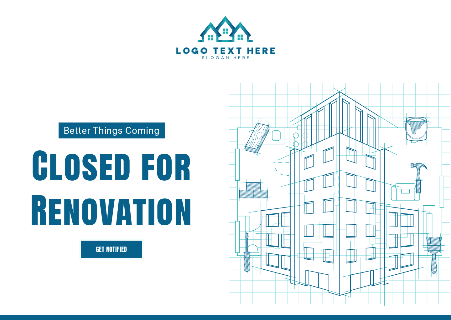 Under Construction Building Website Preview