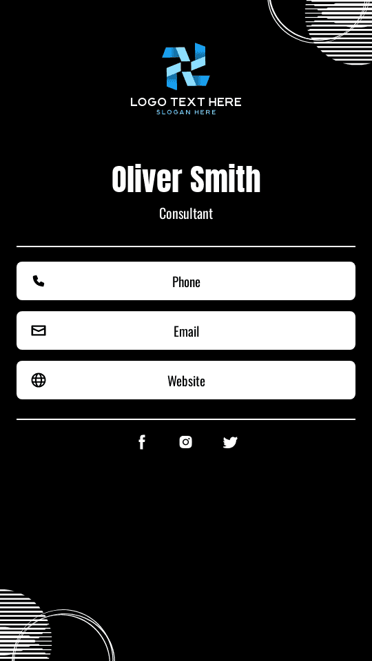 Business Management Expert Digital Business Card