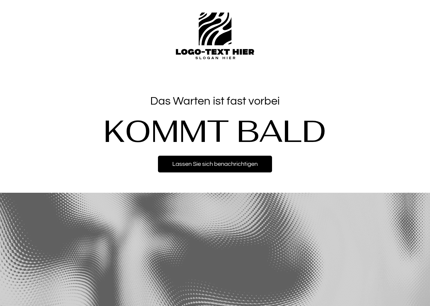 Minimal Eröffnung Bald Website