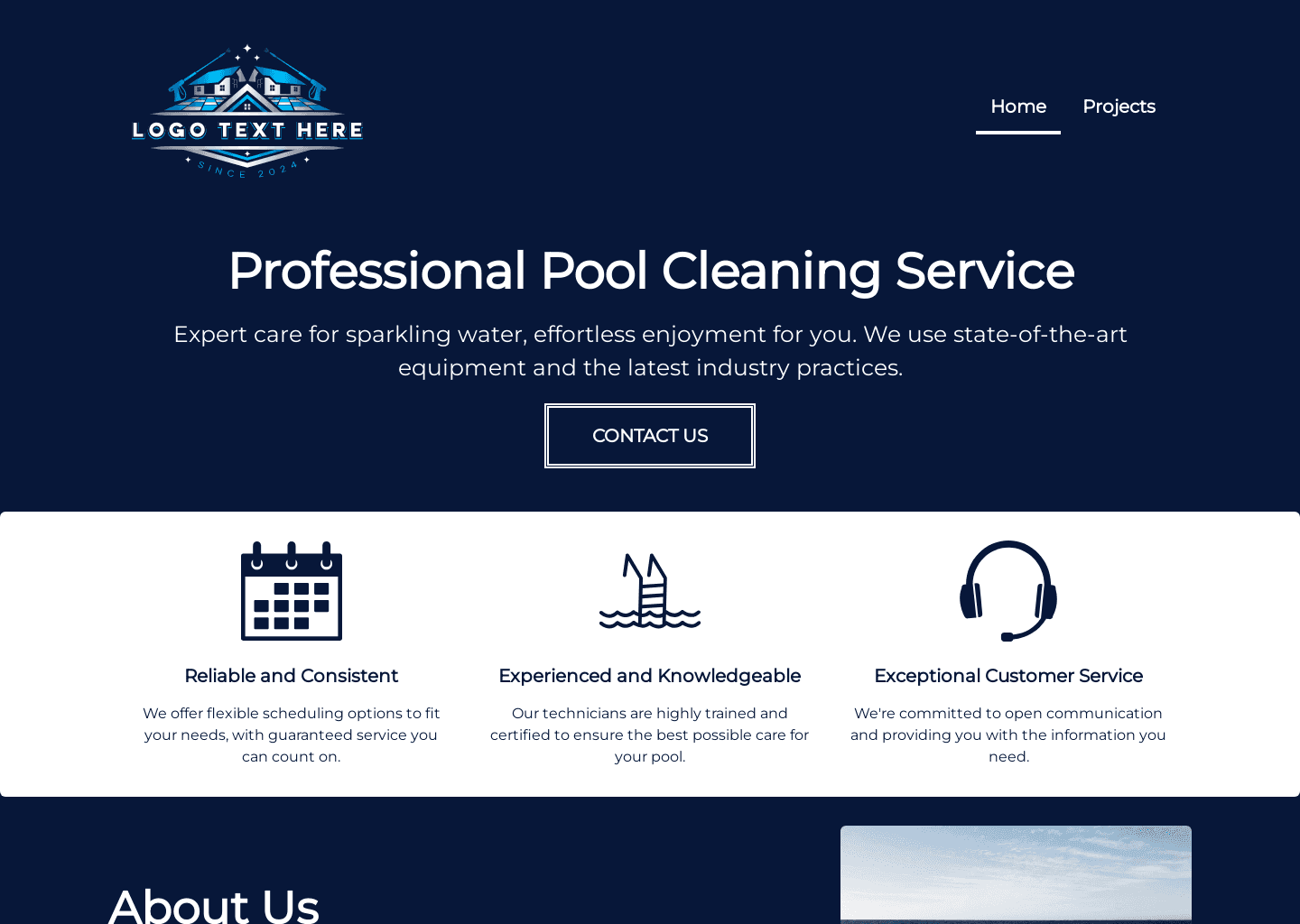 Expert Pool Cleaners Website