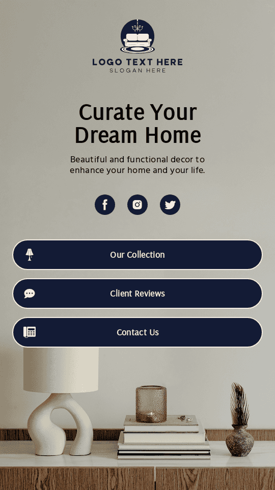 Home Decor Boutique Link in Bio Preview