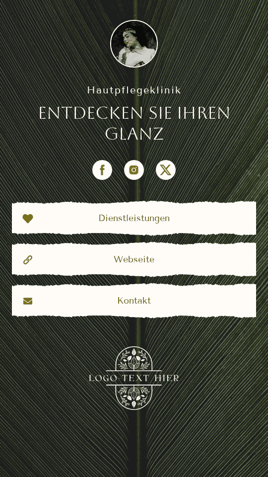 Moderne Schönheitsbranche Link in Bio