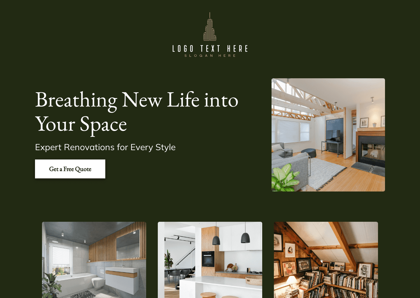 Expert Renovations Website