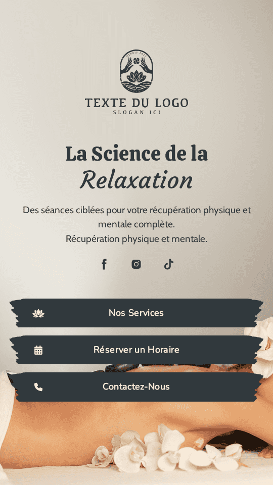 Service de massage thérapeutique Link in Bio Preview