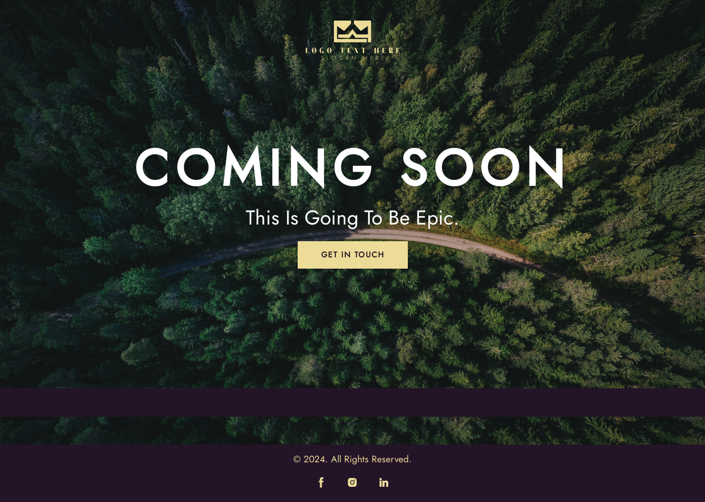 Coming Soon Nature Website Builder Image Preview