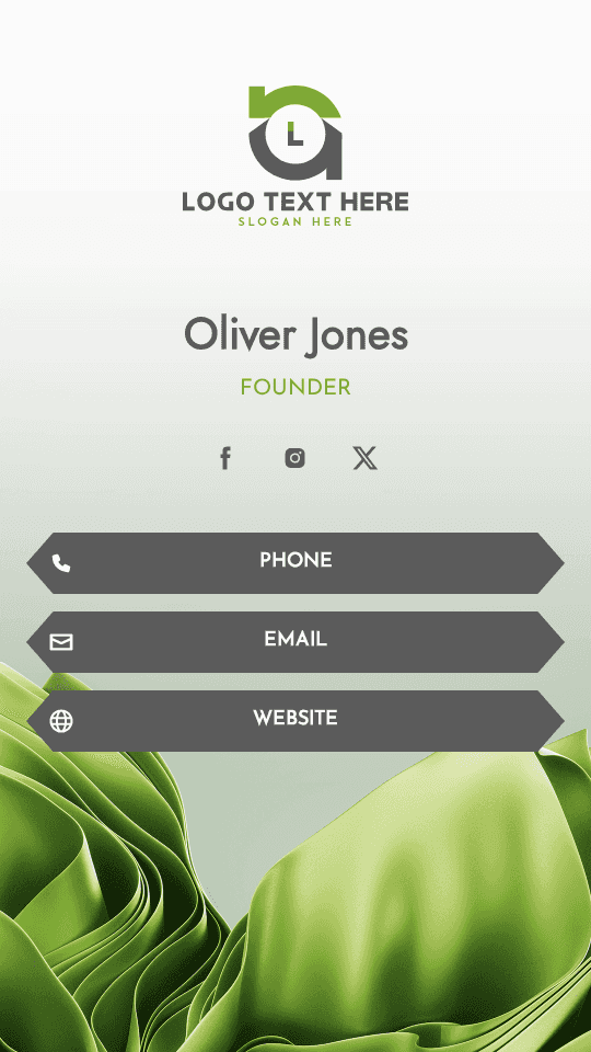 Generic Commerce Founder Digital Business Card Preview